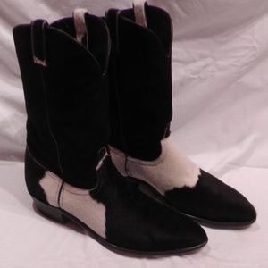 Code West Men's Natural Cowhide Cowboy boots Sz 12